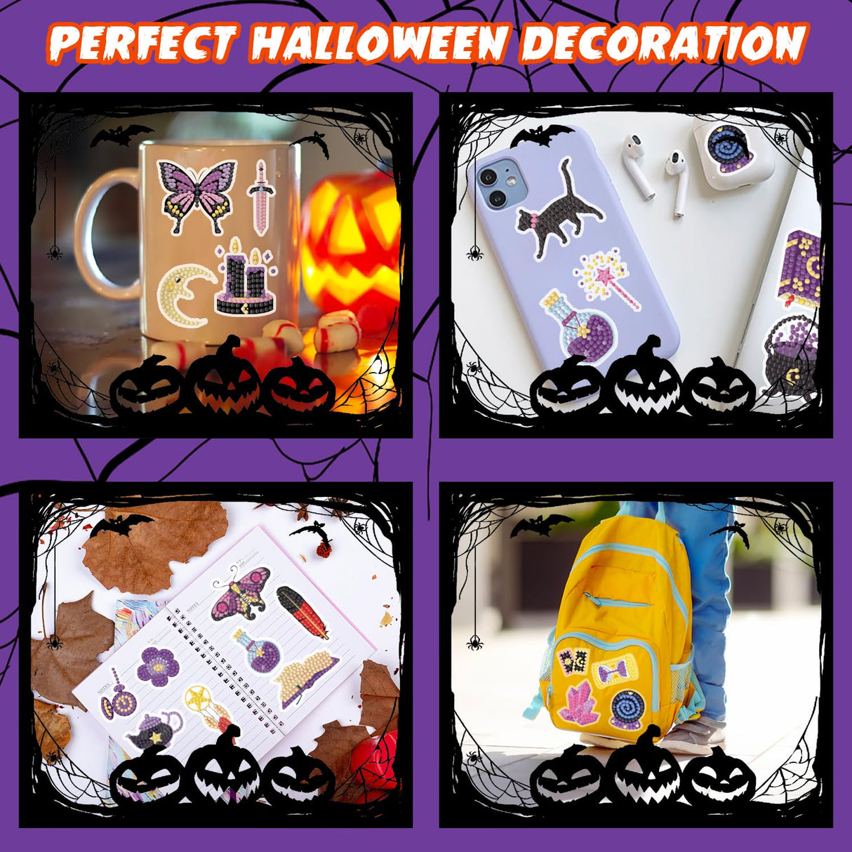 Labeol Diamond Art Kits for Kids Boys and Girls Ages 6-8-10-12 Easy to DIY Creative Diamond Art Sticker Craft by Numbers Kits for Kids and Adult Beginners (Magic) Labeol