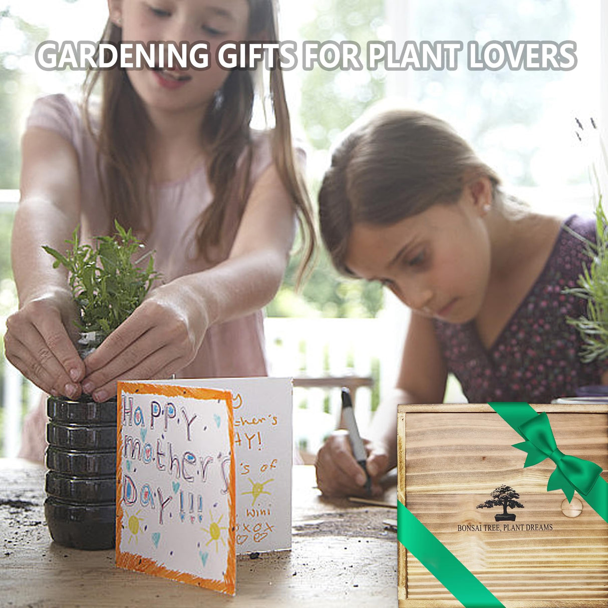 Bonsai Tree Kit – DIY Japanese Bonzai Trees with All-in-One Indoor Plant Growing Tools & Planters – Unique Gardening Gifts for Women, Men & Kids LUOJIBIE