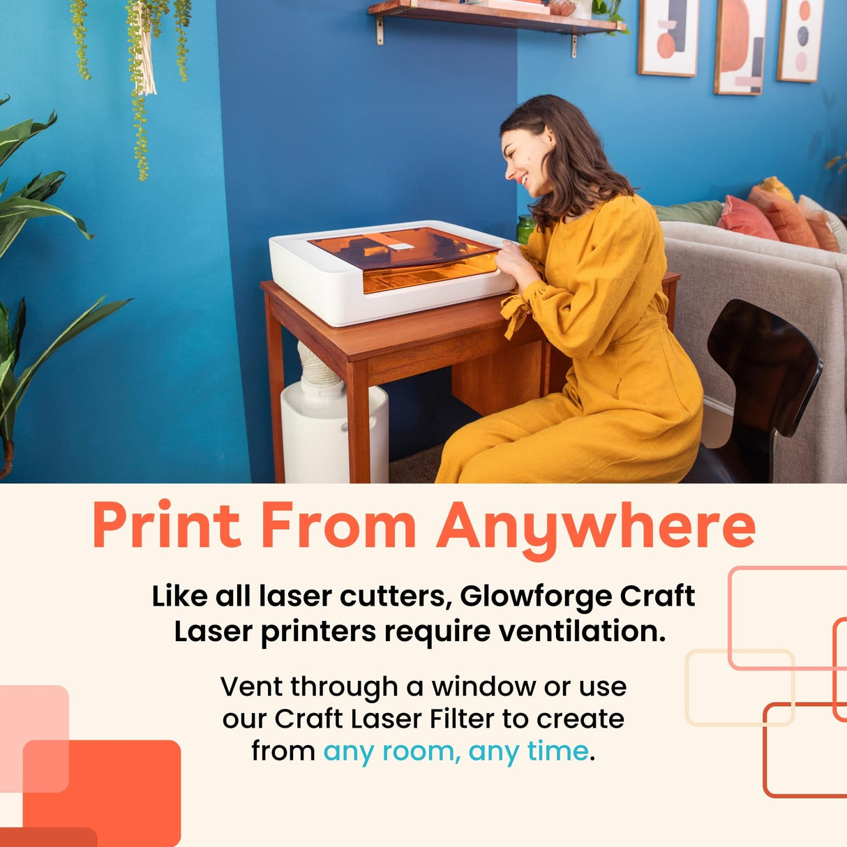 Glowforge Spark Laser Engraver for Crafts and DIY, Craft Cutter and Engraving Machine Glowforge