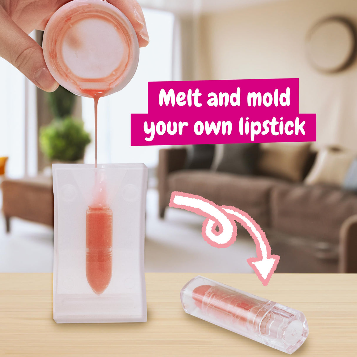 Science4you Lipstick & Lip Gloss Making Kit for Girls – Make Your Own Lip Glosses, Lipsticks & Lip Balm - 7 Beauty Activities for Kids Included, Original Gift for Girls Age 8 9 10 11+ Science4you