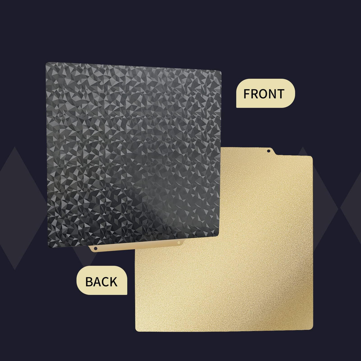 IdeaFormer-3D Printer Bed Textured PEI+ Smooth PEO 220x220mm Spring Steel Build Plate with Magnetic Sticker Base for Artillery Genius/Pro/MK2/MK2A/Anet A8/Anet A6 IdeaFormer-3D