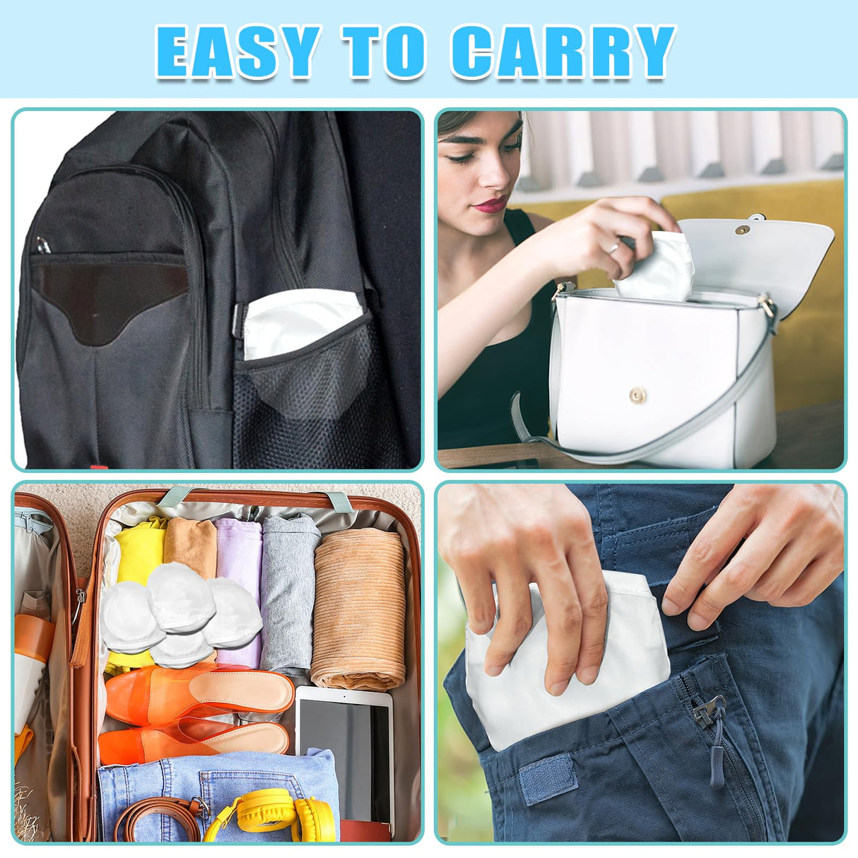 Mototo 30 Pieces Foldable Flying Disc Fans with Bag Folding Pocket Toy Set DIY Creative Gift Handheld Fabric Fan for Fun Party Favors Summer Outdoor Activity Game Halloween, White Mototo