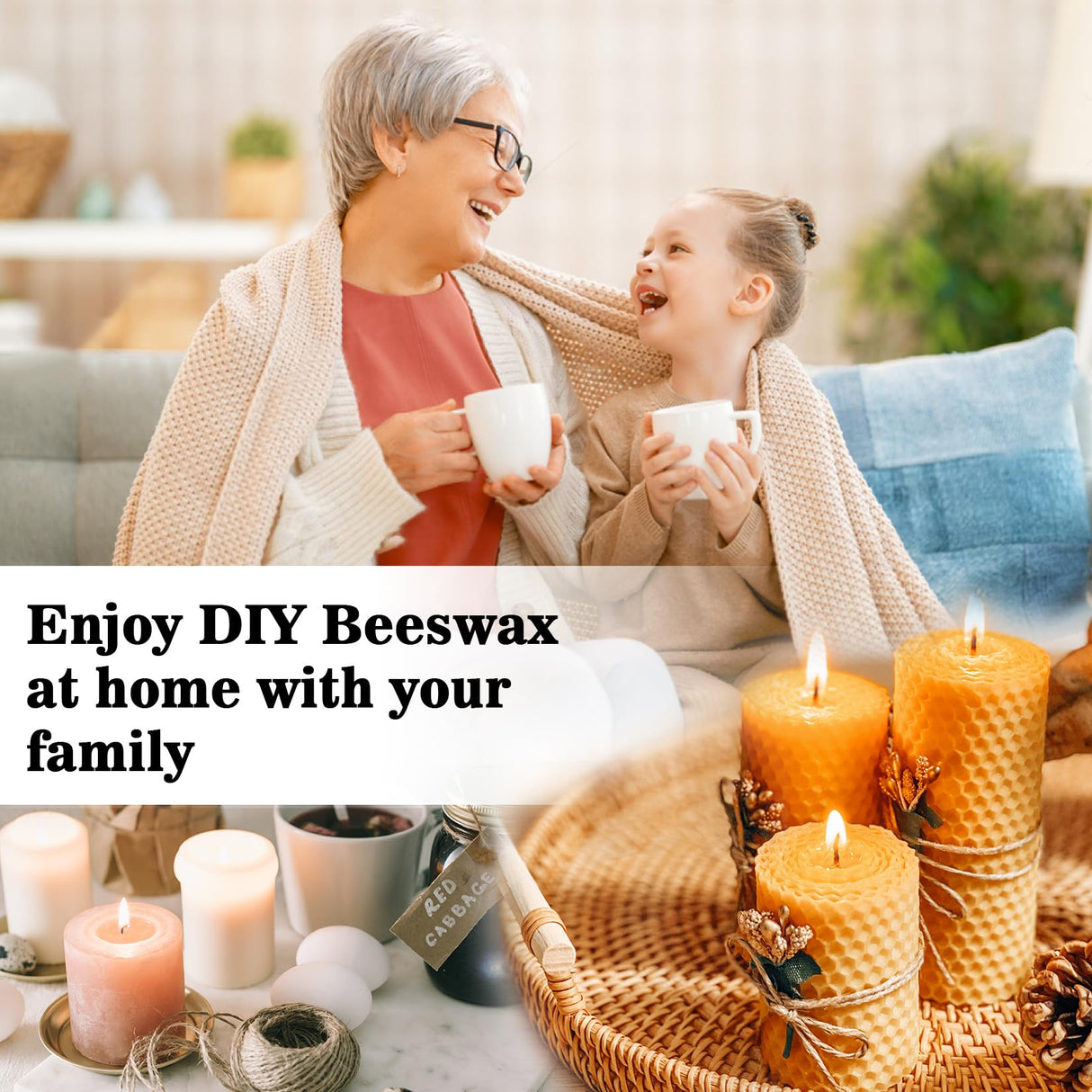 Sukh 12PCS Yellow Beeswax-Bar - 290g(10.23oz) Beeswax Block - Wax Bar Yellow Beeswax Bulk Bar of Wax Yellow Beewax for Candles Triple Filtered Skincare,Lip Balms,Lotions,DIY Projects,Soap Sukh