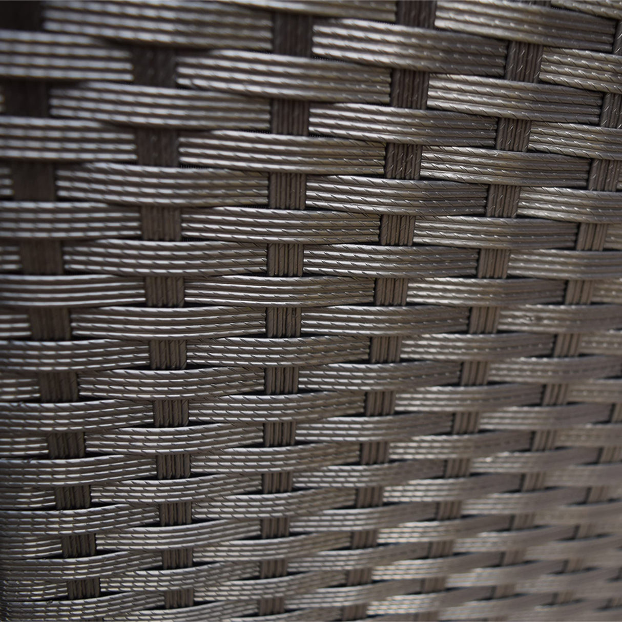 Oakland Living 113 Gallon Outdoor Storage Box, Patio Rattan Deck Box, Wicker Storage Bench for Indoor, Outdoor, Pool, Balcony, Yard, Garden, Black Oakland Living