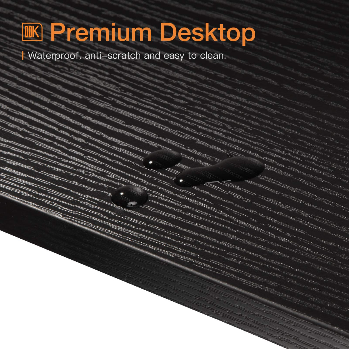 ODK 55 Inch Bar Table, Bar Height Pub Table, Counter Height Bar Table, Rectangular High Top Kitchen & Dining Counter Tables with Sturdy Legs & Easy-to-Clean Top, Indoor use, Black ODK