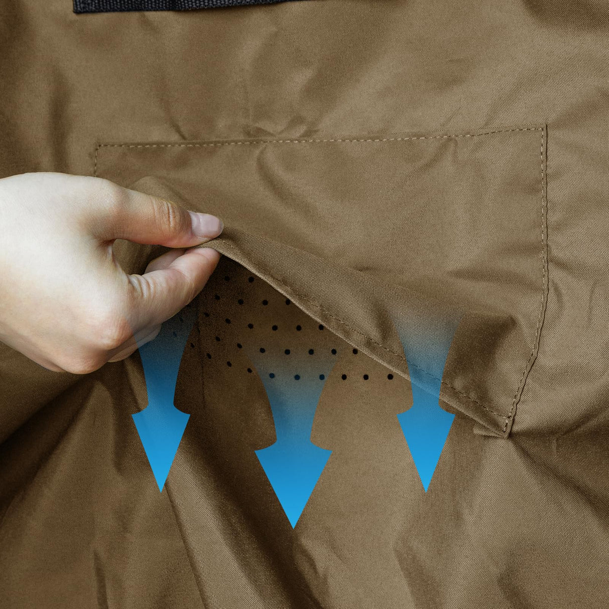 Tempera Outdoor Round Table Cover , Sectional Sofa , Dining Set cover , Anti-Fading , Waterproof Patio Cover for Outdoor Furniture, 96"D x 27.8"H, Taupe Tempera