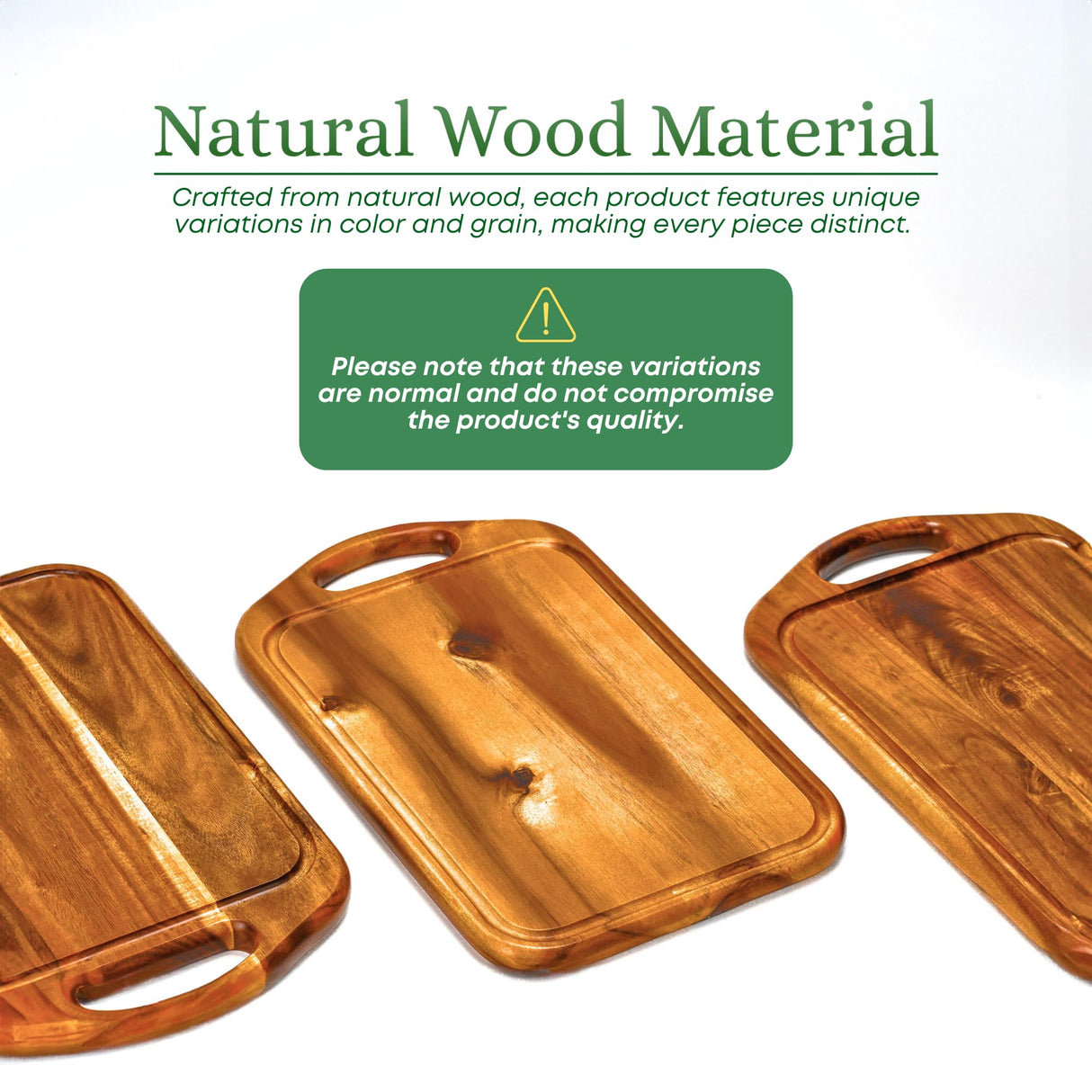 VieWood Acacia Wood Cutting Board with Juice Groove, Hanging Hole & Grip Handle for Meat, Vegetables and Cheese, Knife Friendly, Caperci Better Wood Chopping Board VieWood