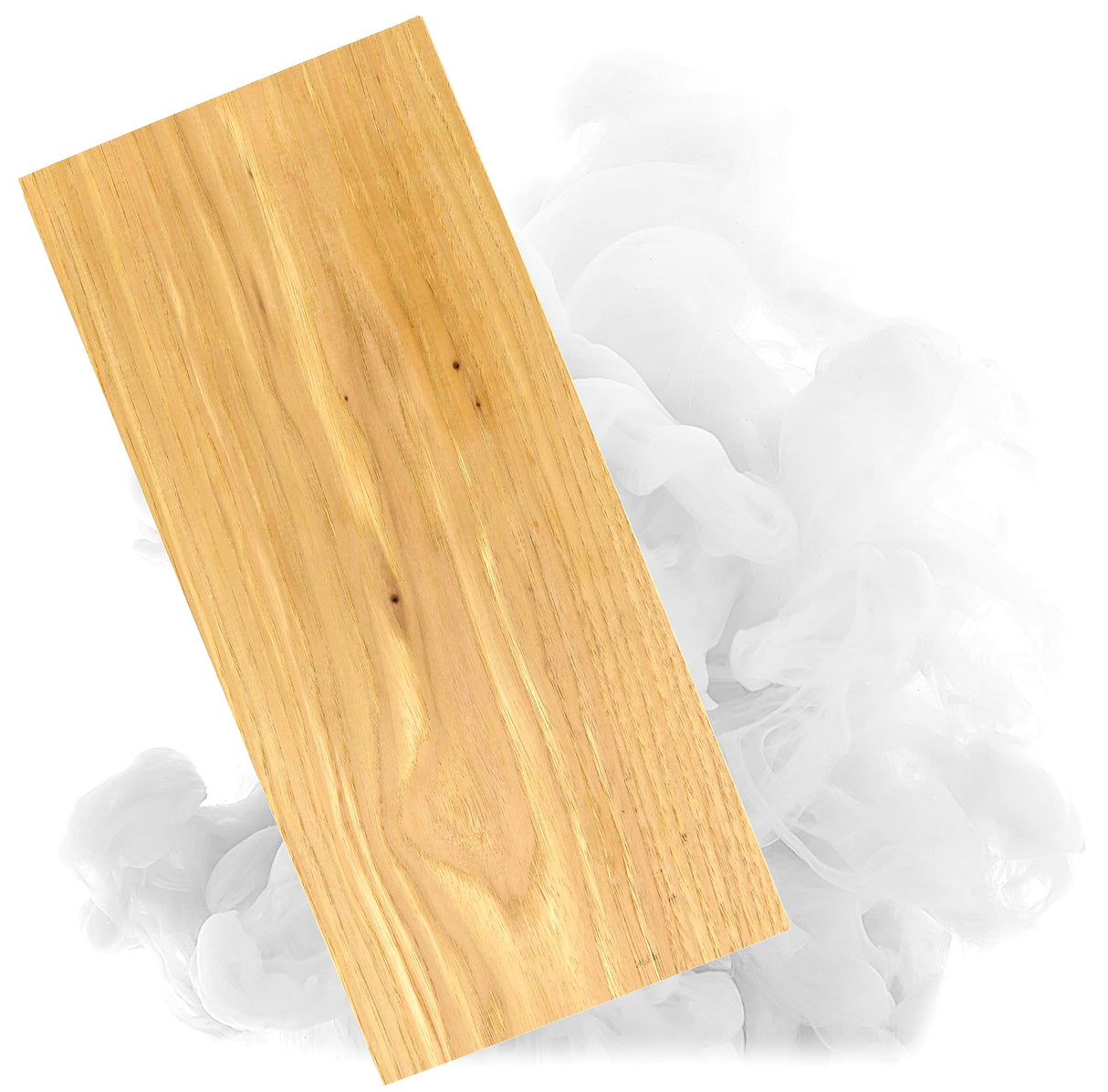 Iconikal Hickory Wood Grilling Smoking Plank, 12 x 5-Inch - 4-Pack Hickory Flavor Enhancer for Steaks, Beef, Pork, Seafood and Veggies - Infuse Smoky Wood Flavor in BBQ or Grill Iconikal