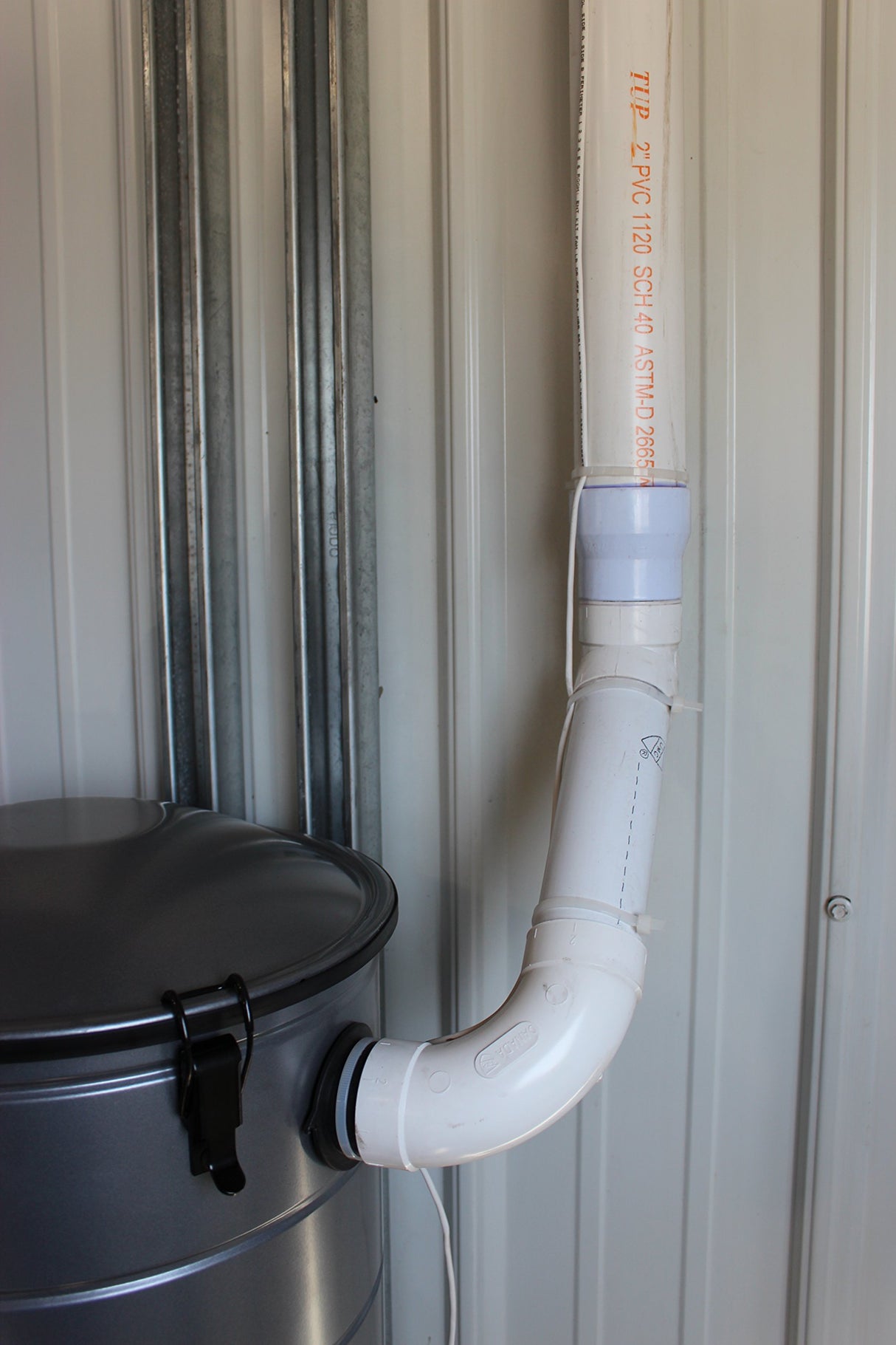 VacuMaid UV150GKP1 Extended Life Professional Wall Mounted Utility Vacuum with 50ft. Garage Kit Pro (Unit and Kit Plus 1 Inlet) VacuMaid