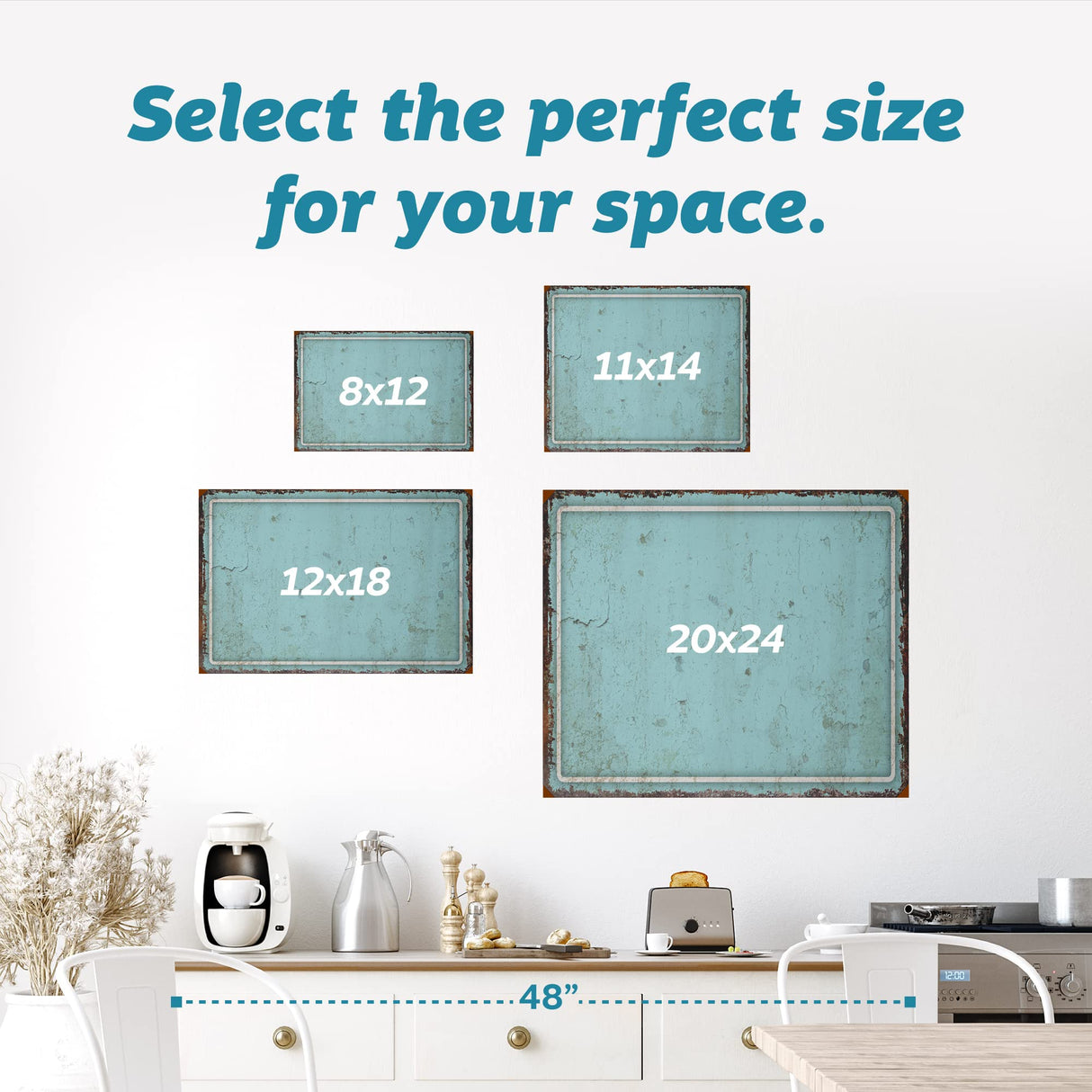 Pattern Pop - Personalized Kitchen Sign - Custom Name Wood Wall Sign - Rustic Farmhouse Decor - Hot and Fresh, Seasoned with Love, EST Year - 8 x 12 In (Mint) Pattern Pop