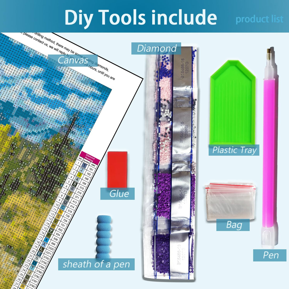 TOPMCYSG Mountain Scenery Diamond Art Kits for Adults,Forest Landscape 5D Diamond Painting Kits for Beginners,DIY Round Full Drill Diamond Dots Paintings Picture Gem Art for Home Wall Decor 16 x 12 in TOPMCYSG