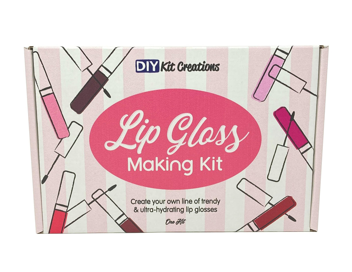 DIY Kit Creations Lip Gloss Making Kit (Standard Kit, 6 Tubes) Made in the USA DIY Kit Creations