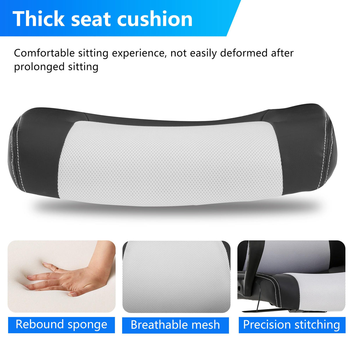 PayLessHere Gaming Chair Office Chair Support Adjustable Ergonomic Pu Leather Racing Lumbar Massage Chair Headrest Armrest Task 360° Swivel Ergonomic Computer Chair for Women Men Adults,White PayLessHere