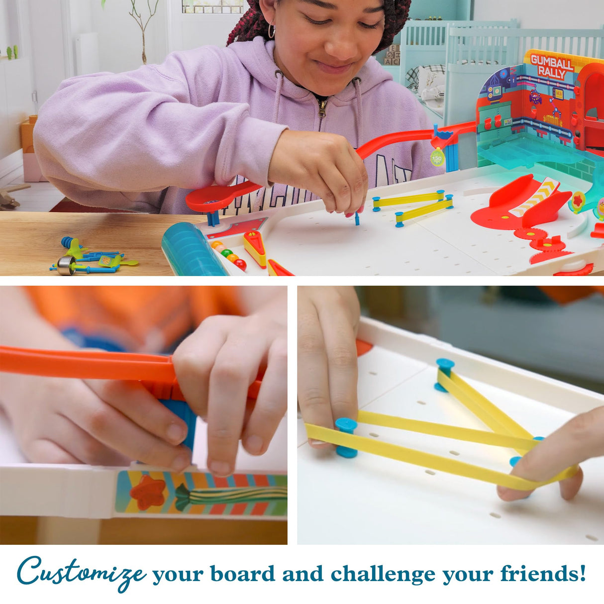 Thames & Kosmos Pinball Machine Maker STEM Experiment Kit Toy of the Year Finalist - Build a Reconfigurable Pinball Machine, Explore Physics, Force, Motion, Gravity, Simple Machines, Gumballs Included Thames & Kosmos