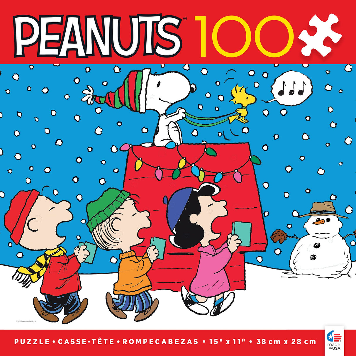 Ceaco - Peanuts - Holiday - Snoopy and The Singers - 100 Piece Jigsaw Puzzle Ceaco
