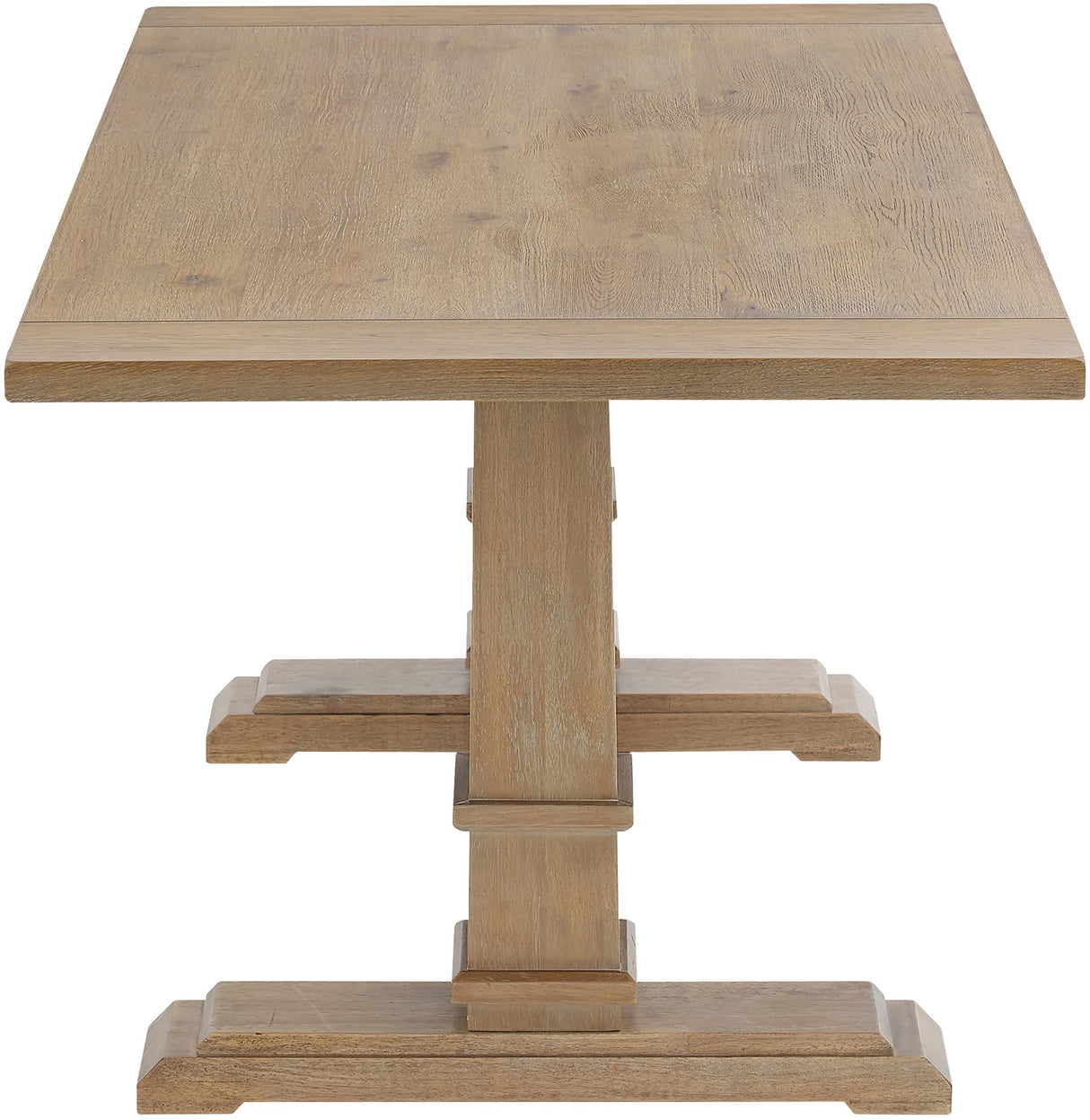 Crosley Furniture Joanna Modern Farmhouse Wood Dining Table, Rustic Brown Crosley Furniture