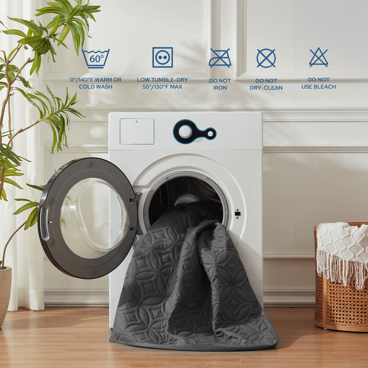 BEDLORE Waterproof Mattress Protector, Twin Size Mattress Pad with Deep Pocket 6"-15" Depth, Soft Breathable Dirt-Proof Single Bed Mattress Cover for Bedroom, Dorm Room (Gray) BEDLORE