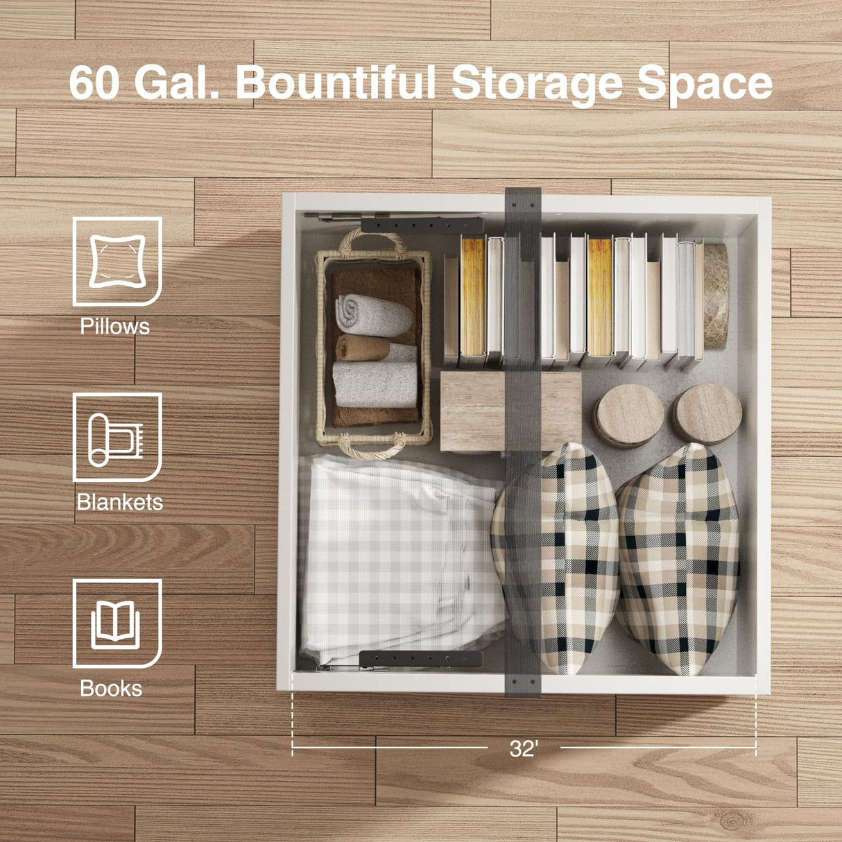 Vabches 31.5" Lift Top Coffee Table with Storage, Farmhouse Square Coffee Tables for Living Room, Center Table with Charging Station and Hidden Space, White Vabches