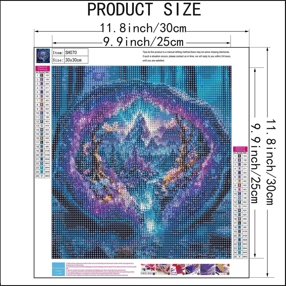 SHICERNHJ Waterfall Diamond Painting Kits for Adults,Crystal Forest Iandscape 5D Diamond Art Kits for Beginners, DIY Full Drill Scenery with Gem Art Home Wall Decor12x12Inch SHICERNHJ