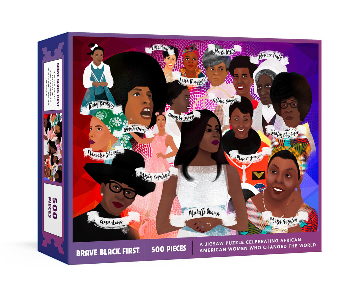 Brave. Black. First. Puzzle: A Jigsaw Puzzle and Poster Celebrating African American Women Who Changed the World: Jigsaw Puzzles for Adults and Jigsaw Puzzles for Kids Clarkson Potter