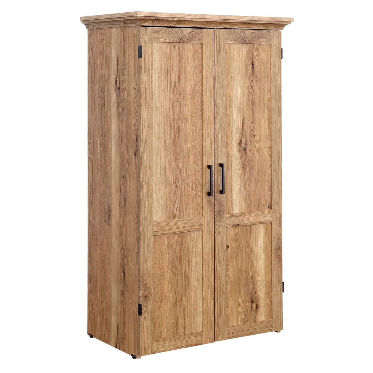 Sauder Miscellaneous Storage Craft & Sewing Armoire, L: 35.12" x W: 21.81" x H: 61.58", Timber Oak Sauder