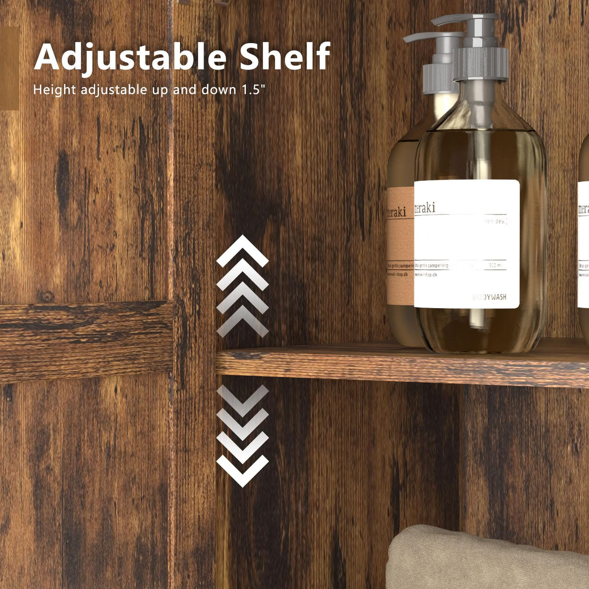 oneinmil Farmhouse Dresser with 2 Drawers, Tall Chest of Drawers Organizer, Rustic Tall Dresser 2 Chest of Drawers, Storage Organizer Dresser for Bedroom, Hallway, Living Room, Kids Room, Brown oneinmil