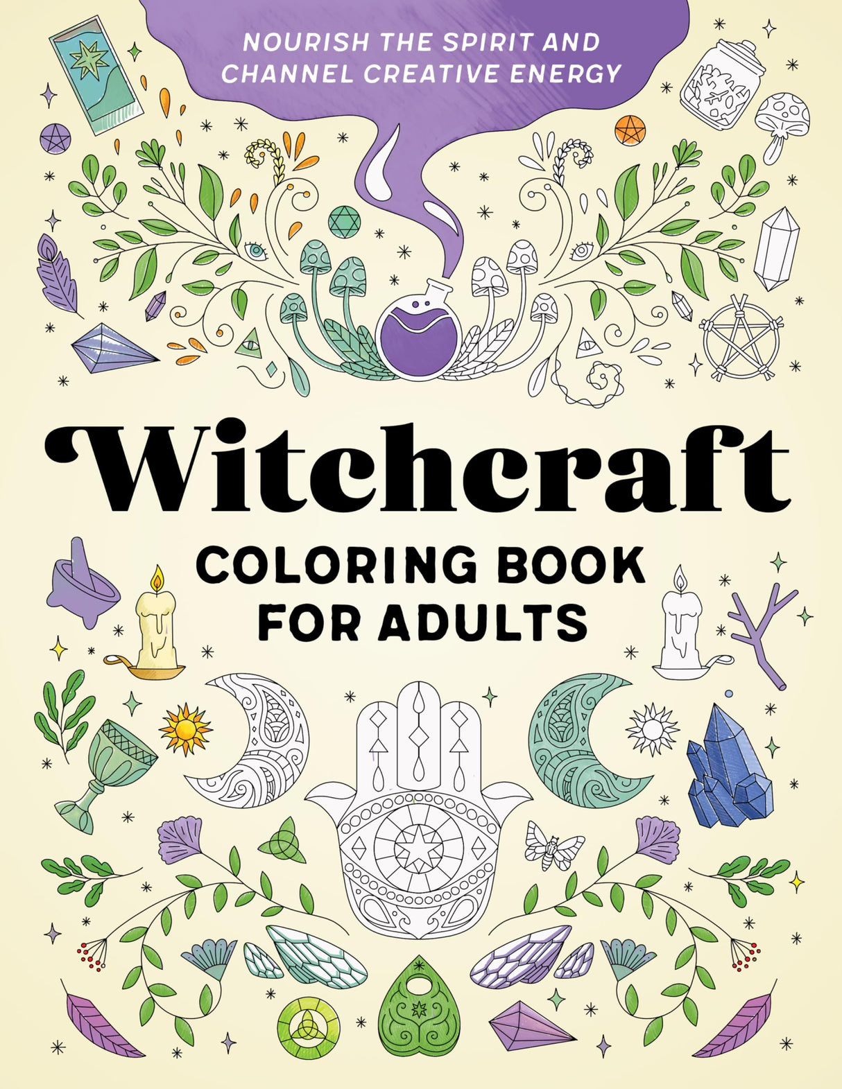 Witchcraft Coloring Book for Adults: Nourish the Spirit and Channel Creative Energy WoodArtSupply