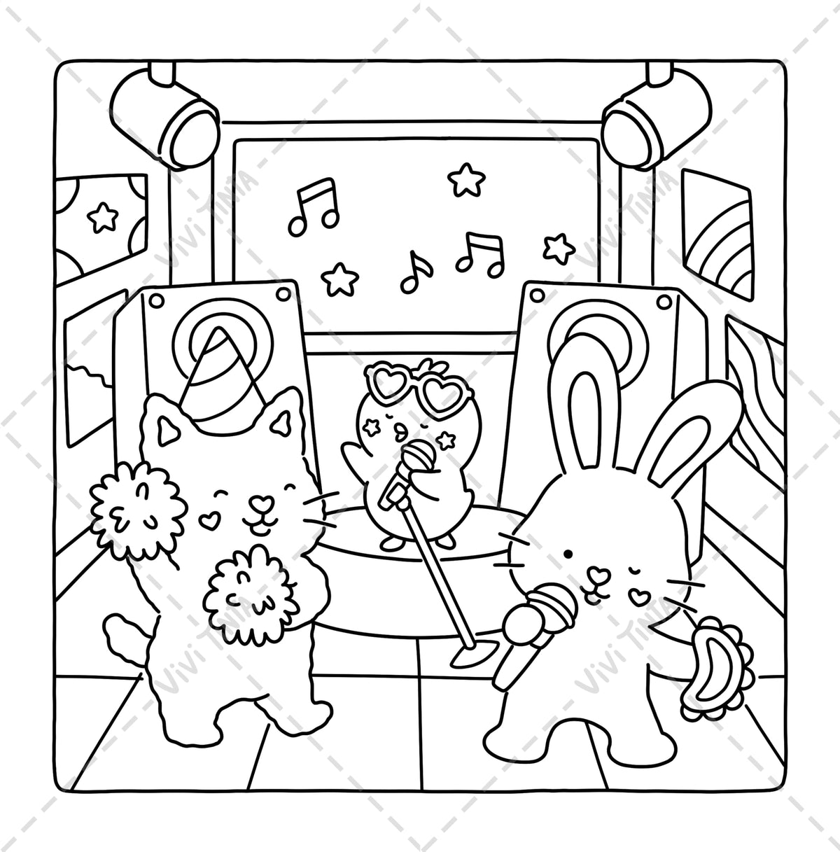 Girl’s Day: Self-Love Coloring Book for Adults & Teens Featuring Activities in Everyday Life (Fuzzy Friends Coloring) Independently Published