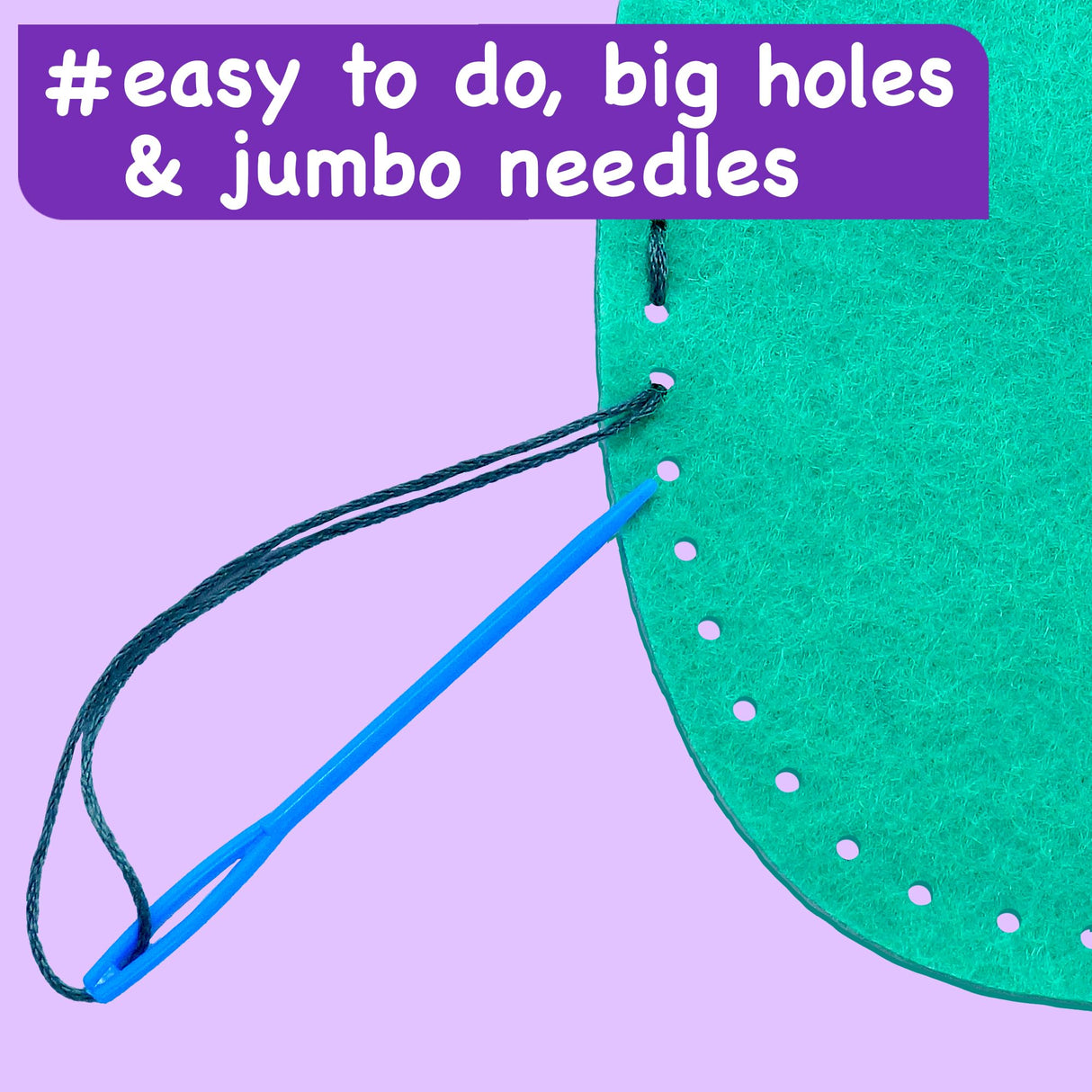 EZCRA Sewing Kit for Kids - 8-in-1 Kids Sewing Kit - Easy to Do Craft Kits for Ages 4-8 - Sewing Crafts - Extra Felt Stickers for Decoration - No Mess with Full Instructions EZCRA