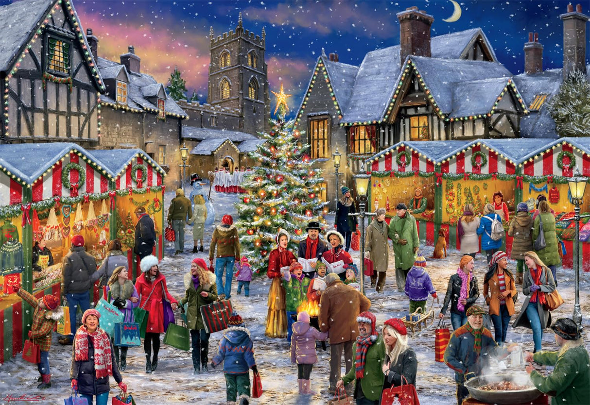 Buffalo Games - ALI Corti - Winter Village Festival - 2000 Piece Jigsaw Puzzle for Adults -Challenging Puzzle Perfect for Game Nights - Finished Size is 38.50 x 26.50 Buffalo Games