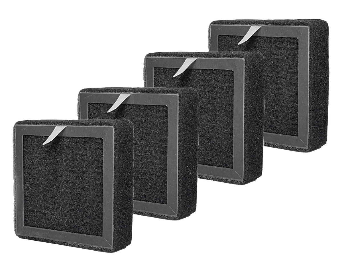 Nispira 3-in-1 True HEPA Carbon Filter Replacement Compatible with Osimo A2 Air Purifier, 4 Packs Nispira