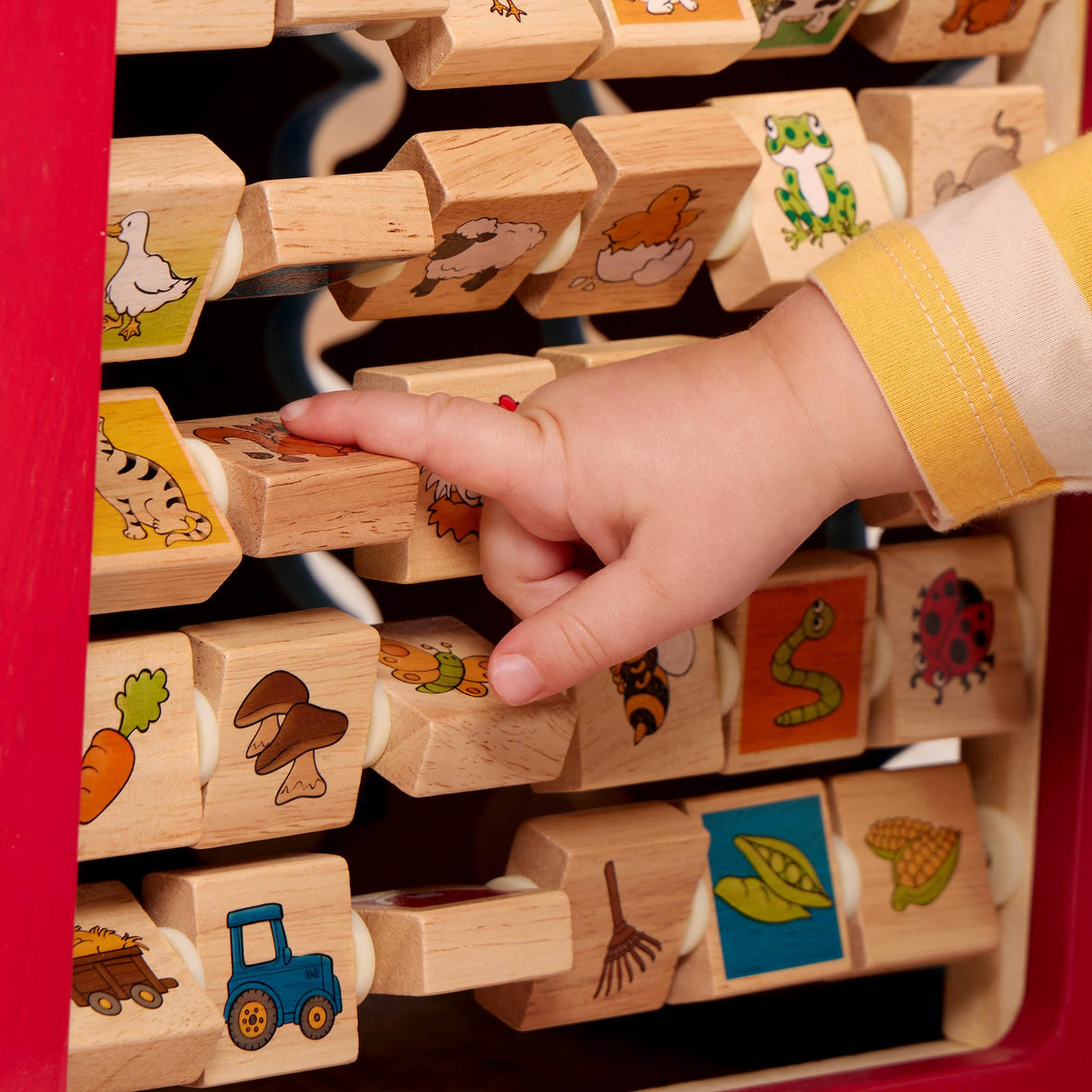 Battat - Activity Cube With Farm Theme - Educational Wooden Toys For Toddlers And Kids - 1 Year + Battat