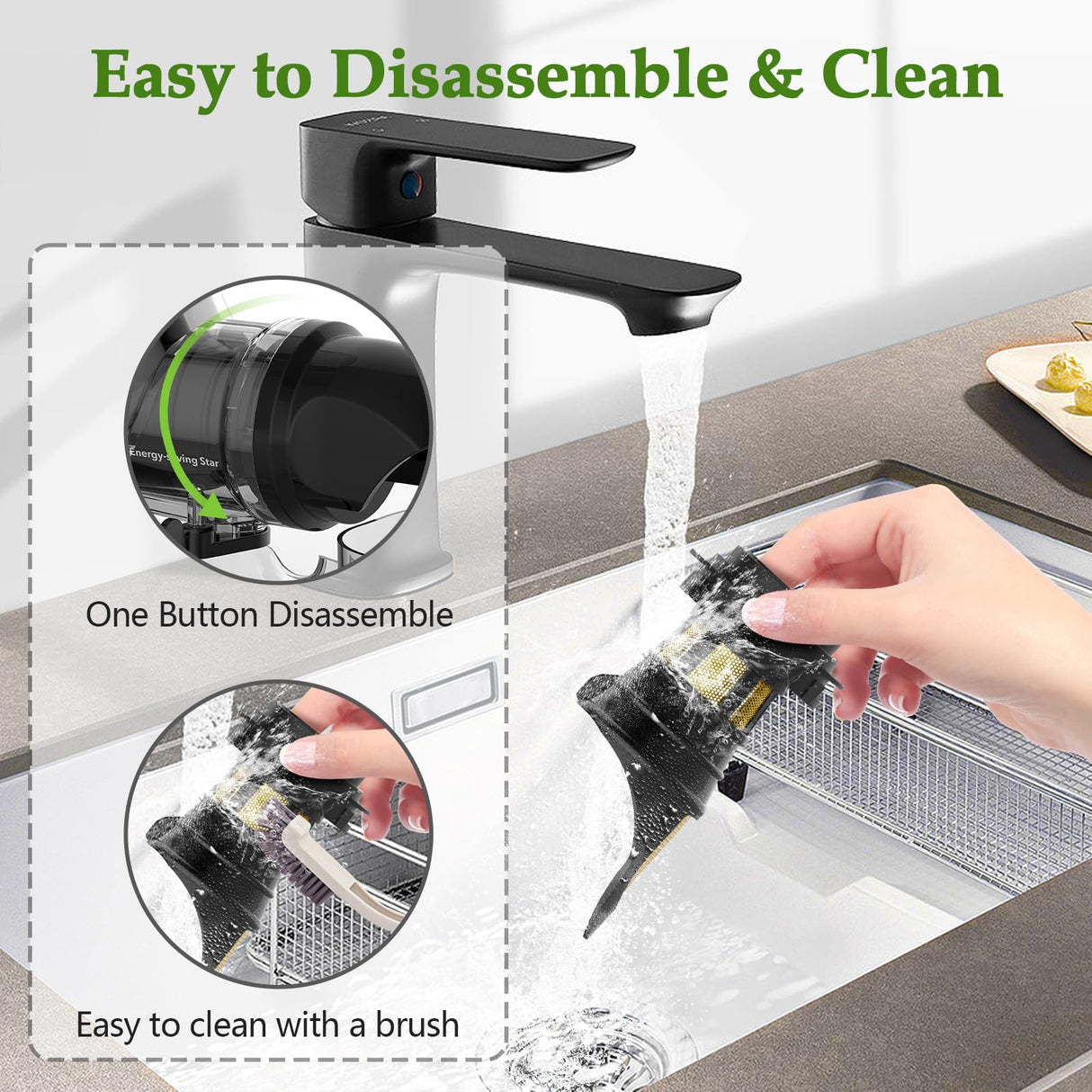 Masticating Juicer Machines, 3.5" Large Feed Chute Cold Press Juicer Fit Whole Fruits Vegetables with Quiet Motor | 5 Speed Modes | Easy to Clean with Brush | BPA Free (Silver & Black) anybear