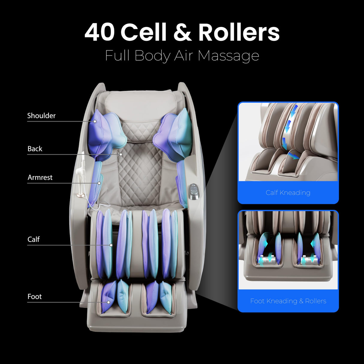 Osaki Ai Monarch LE | Full Body | Sonic Massage | 3D + Massage Mechanism | Body Scan | Hand Reflexology (Brown) Osaki