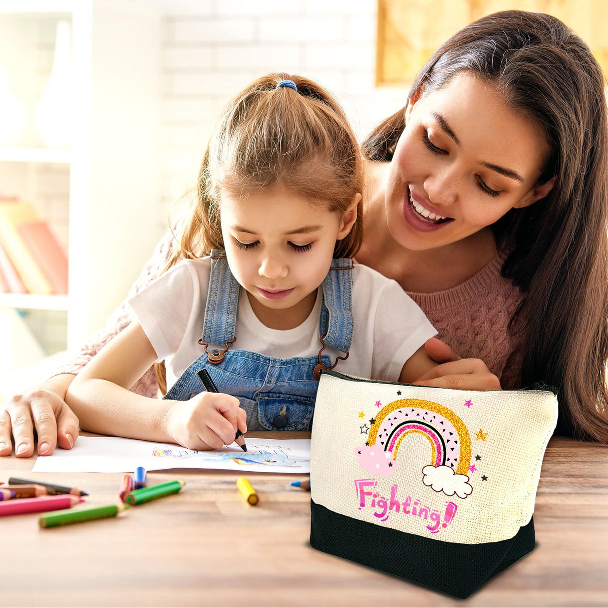 Beclumas 10 Pack 9"x 5.5" Sublimation Blanks Cosmetic Bags,Pencil Bag, Bulk Multi-Purpose DIY Heat Transfer Makeup Bags with Zipper for DIY Crafts Travel and Toiletry Bag Beclumas