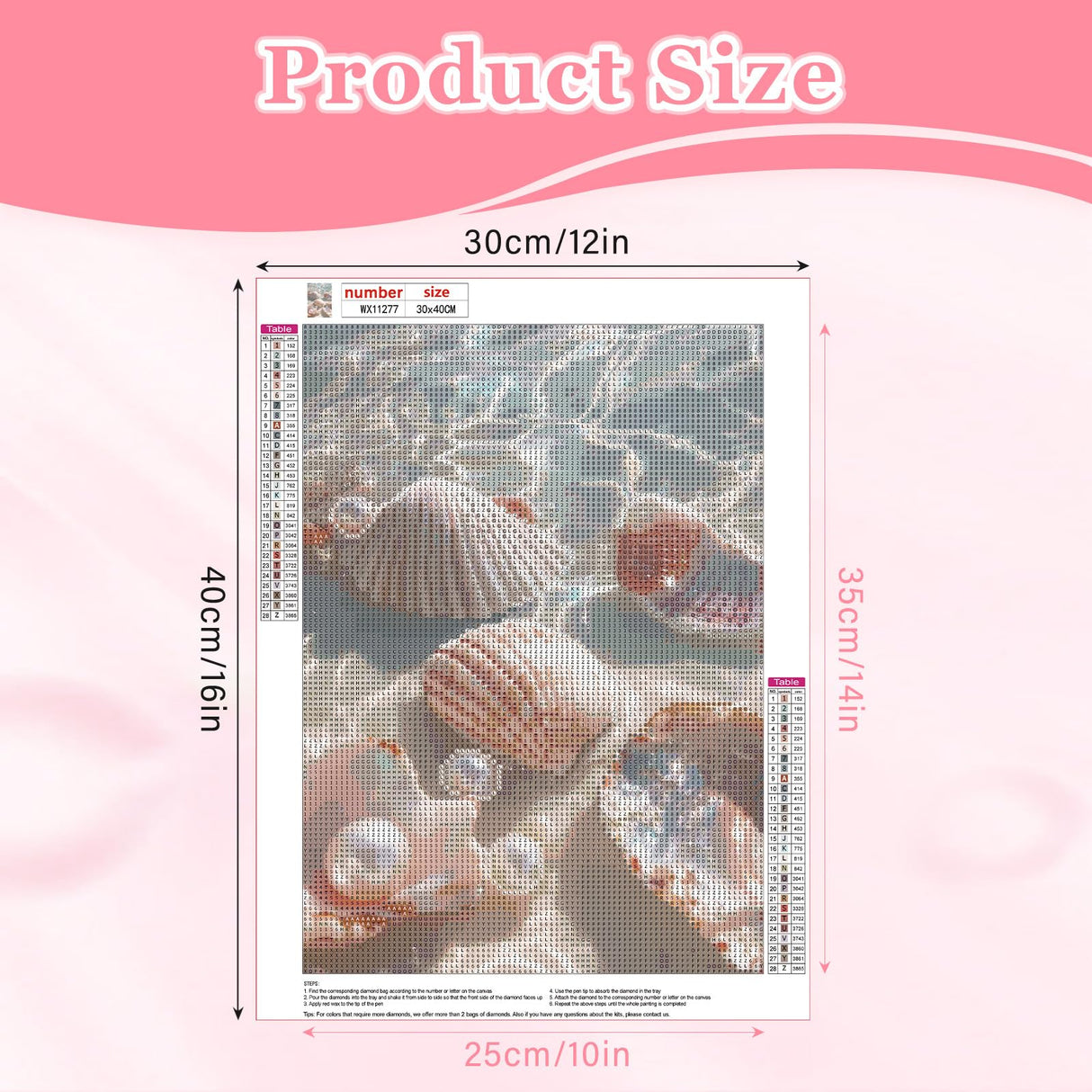 MAXBYE Seashell Diamond Paintings Kits for Adults, Beach Diamond Art for Beginners, Seashell Gem Painting Crafts Home Wall Decor, DIY Gem Art Crysta Seashell Perfect for Relaxation, 12x16in MAXBYE
