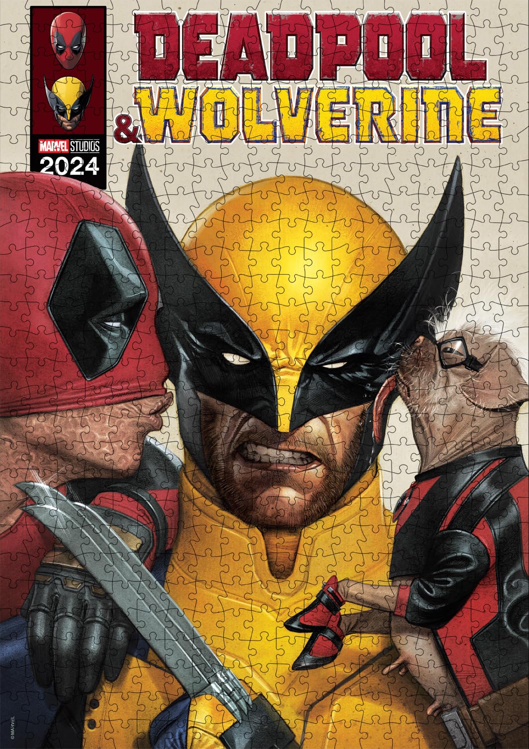 Buffalo Games - Marvel - Deadpool Comic Book - 500 Piece Jigsaw Puzzle for Adults -Challenging Puzzle Perfect for Game Nights - Finished Size is 21.25 x 15.00 Buffalo Games