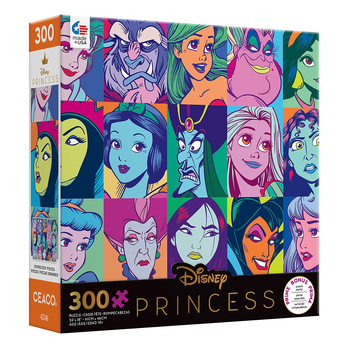 Ceaco - Disney - Disney Princess - Oversized 300 Piece Jigsaw Puzzle Ceaco