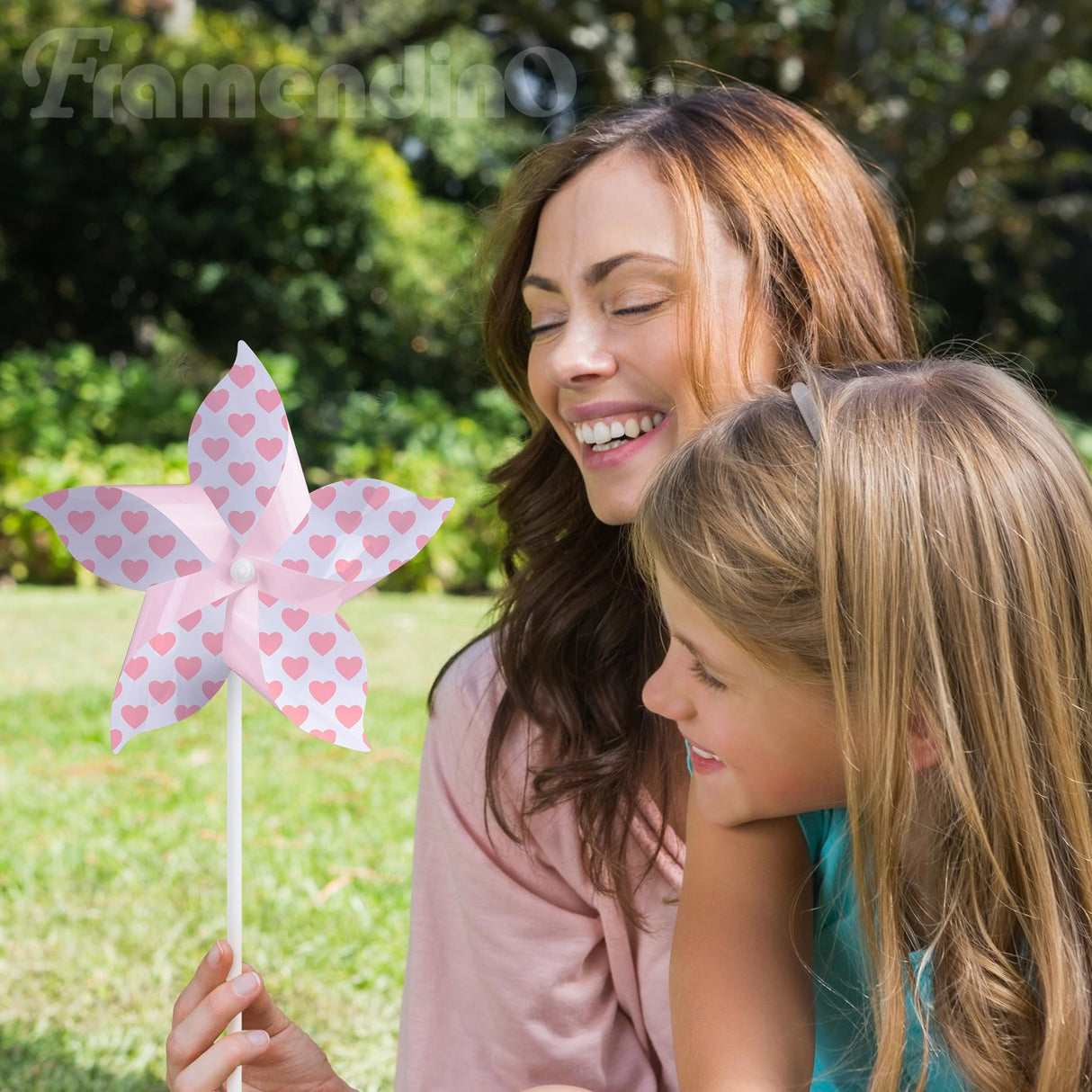 Framendino, 20 Pack Sublimation Plastic Blank Pinwheels DIY Pinwheel for DIY Crafts Framendino