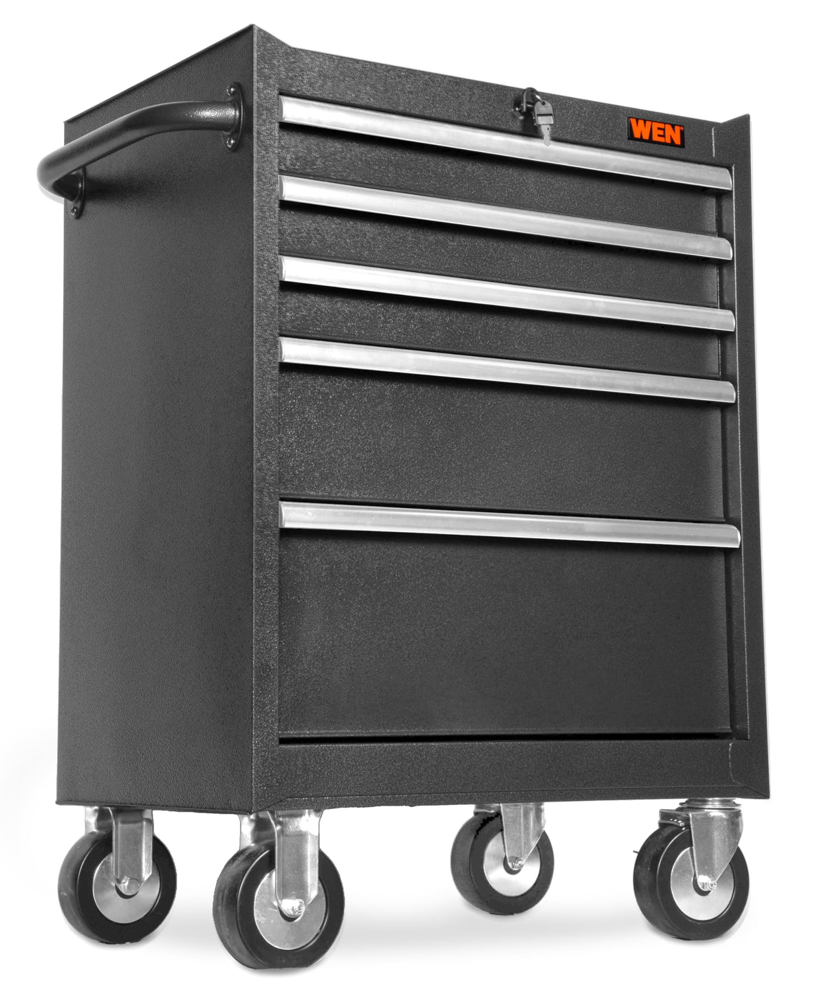 WEN 27-Inch Premium Rolling Tool Cabinet with Heavy Duty 21-Gauge Powder-Coated Steel Construction (GG262B) WEN