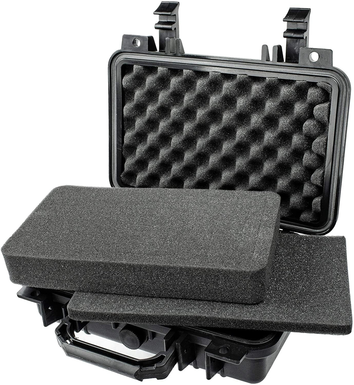 Eylar Tactical Hard Gun Case Water & Shock Proof With Foam TSA Approved 11.6 Inch 8.3 Inch 3.8 Inch (Black) Eylar