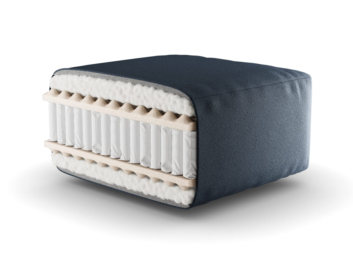 Royal Sleep Products by The Futon Factory 10 inch Memory Foam and Pocket Coil Futon Mattress - Solid Hunter Green Cover - Full Size - CertiPUR Certified Foams - Made in USA - (Frame not Included) Royal Sleep Products