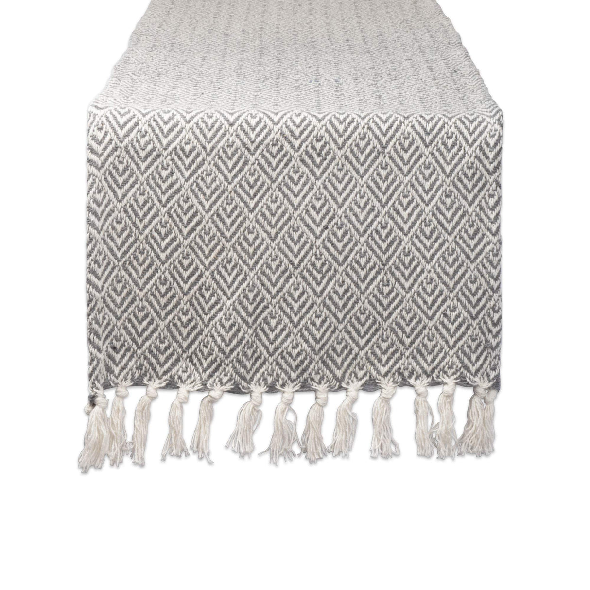 DII Braided Farmhouse Table Runner, 15 x 72 inches, 1-Piece, Gray DII