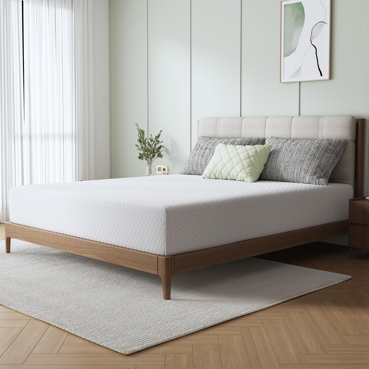 Novilla 12 Inch Full Size Mattress, Full Memory Foam Mattresses in a Box with High-Density Support Foam for Back Pain & Pressure Relief with Contoured Comfort & Motion Isolation Medium Firm Feel Novilla