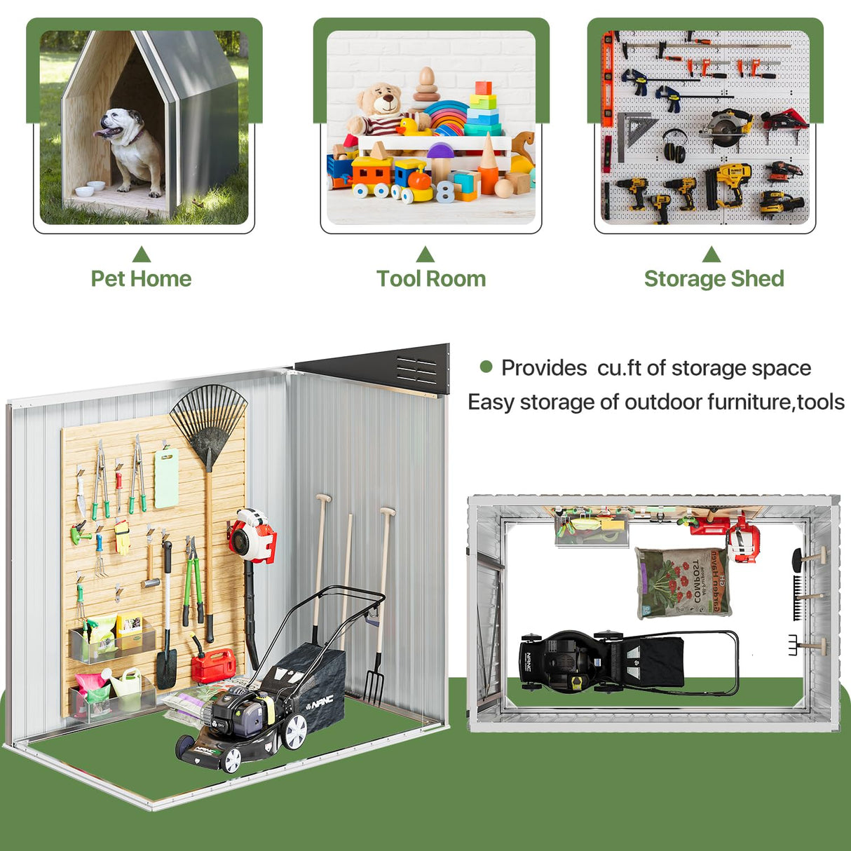 Jolydale 6' X 4' Lean to Storage Shed Jolydale
