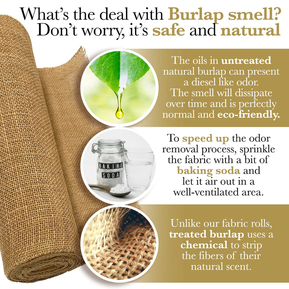 Burloptuous 40" x15 Feet Gardening Burlap Roll - Multipurpose Natural Burlap Fabric, High Density Jute Fiber Material for Decorations, Center Pieces for Home, Rustic Party Décor Burloptuous