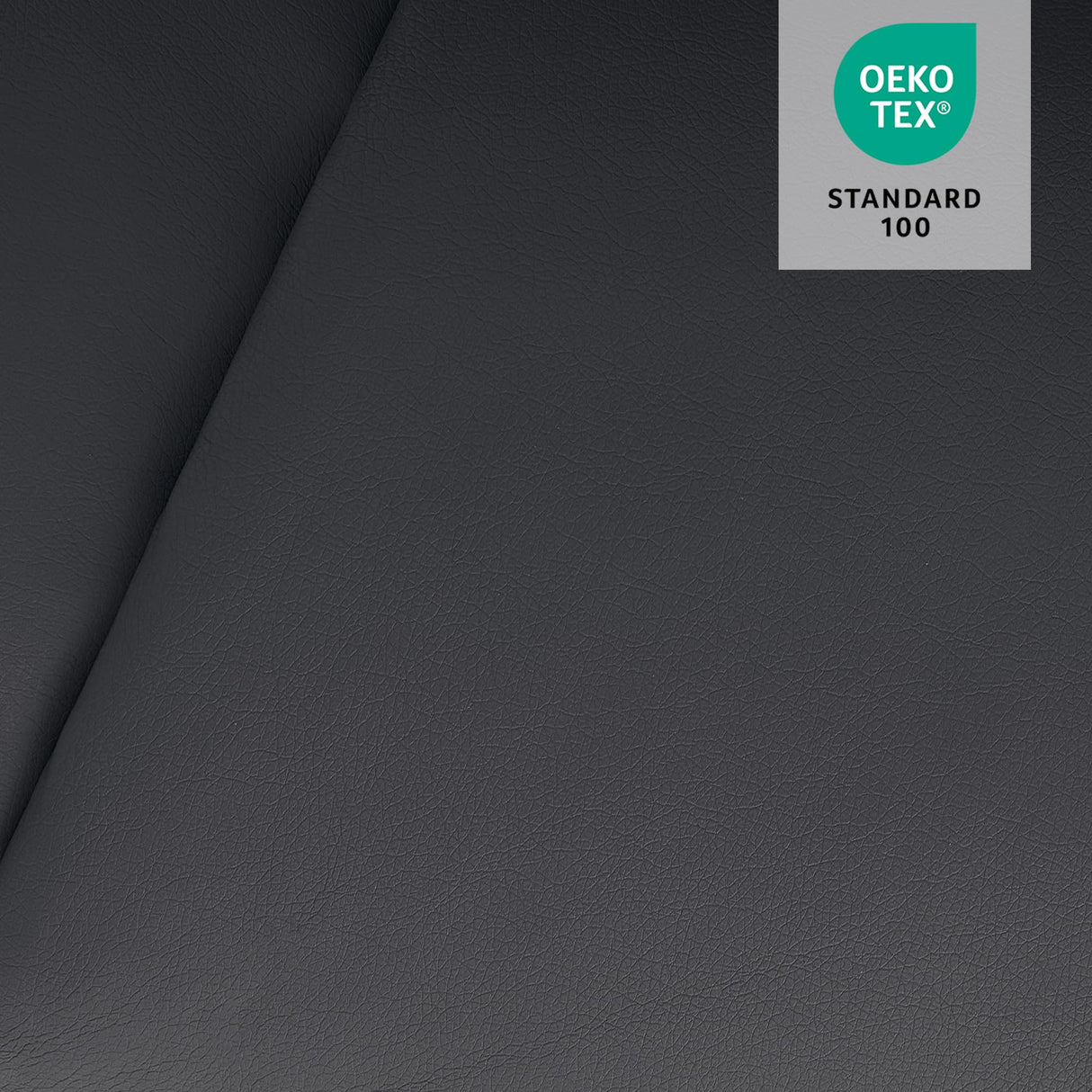 MCombo Oversized Power Lift Recliner Chair with Extended Footrest for Elderly People, Faux Leather R7289 (Black, Oversize) MCombo