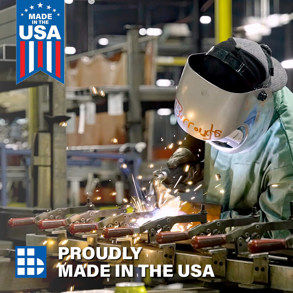 Borroughs 72" Adjustable Workbench, Stainless Steel Top Heavy-Duty Workstation with Bottom Shelf & Edge Guards, 2000 LB Capacity Worktable for Workshop, Garage, School, Home, 72" W x 28" D Borroughs