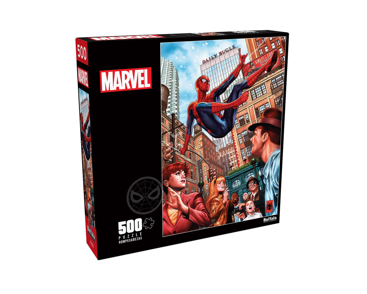 Buffalo Games - Marvel - The Amazing Spider-Man #24 Variant - 500 Piece Jigsaw Puzzle for Adults -Challenging Puzzle Perfect for Game Nights - Finished Size is 21.25 x 15.00 Buffalo Games