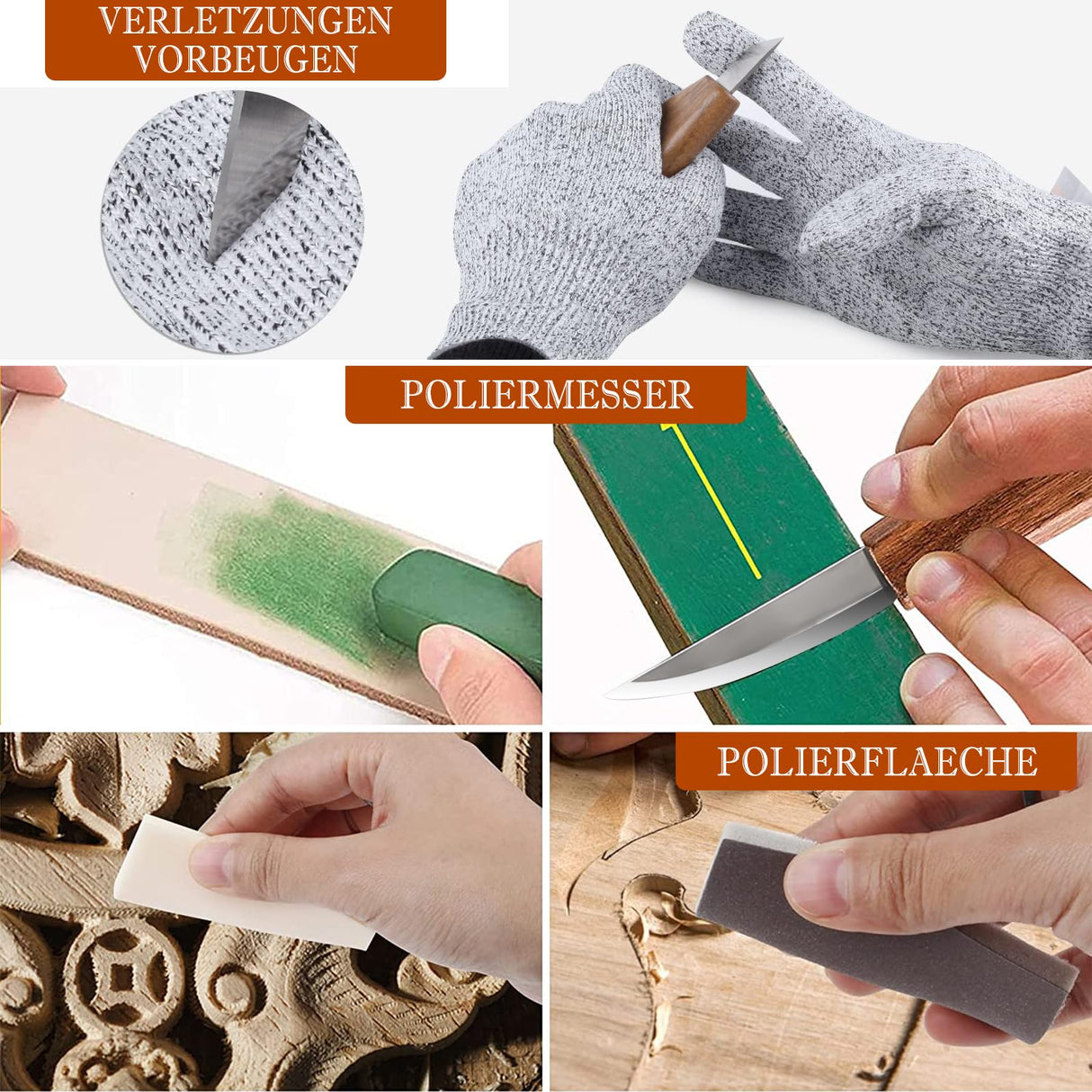 Olerqzer Wood Carving Kit,35-in-1 Wood Whittling Kit for Beginners,Wood Carving Knife Set Whittling Knife Wood Carving Knives Carving Tools with Large Storage Tool Bag(35PCS) Olerqzer